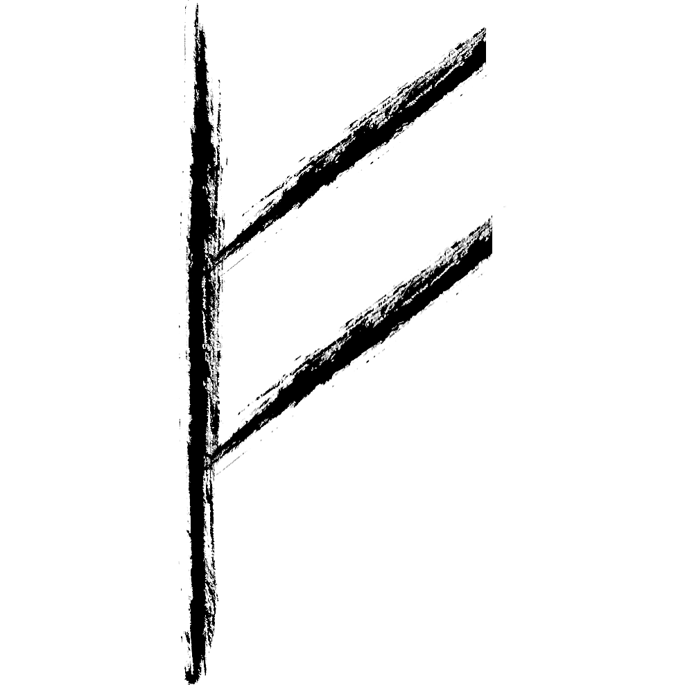 Faresh Rune Runes - Younger Futhark - jarðfe