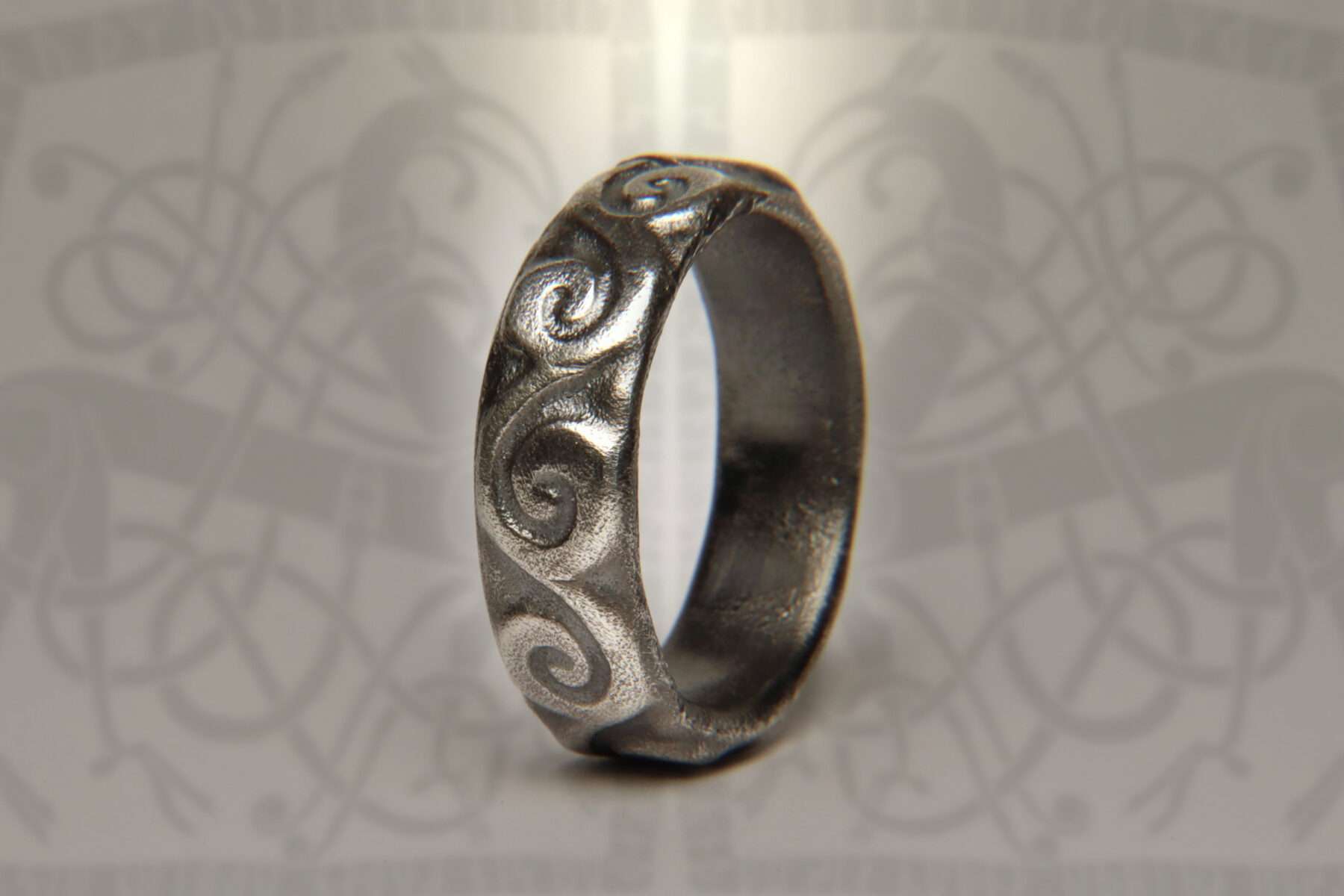 viking filigree ring side silver viking filigree ring